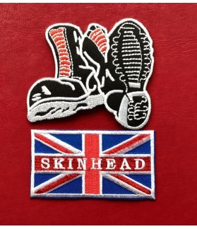 Embroidered patch SKINHEAD