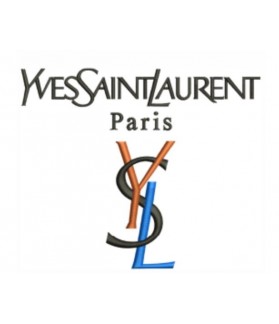 Yves Saint Laurent Parche bordado