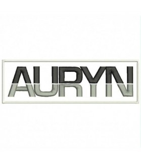 Embroidered patch AURYN