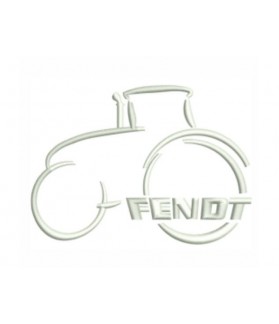 Embroidered patch FENDT
