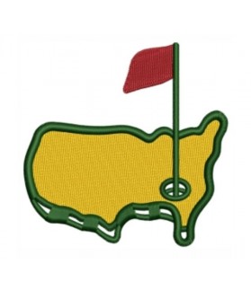 Embroidered Patch master golf