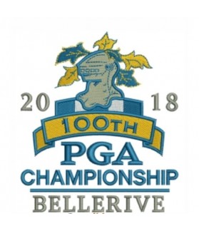 2018 PGA Championship Bellerive Parche bordado