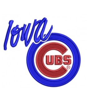 Iowa Cubs GESTICKER PATCH
