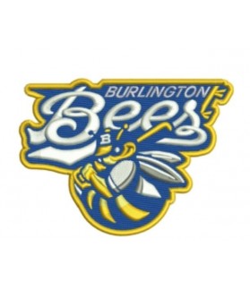 Burlington Bees Iron patch