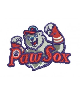 Pawtucket Red Sox Basketball Iron patch