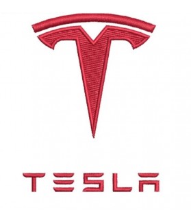 Embroidered Patch TESLA