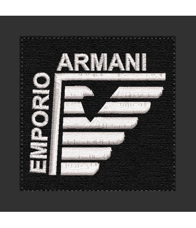 GIORGIO ARMANI Parche bordado