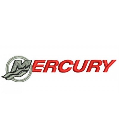 Parche bordado mercury boat