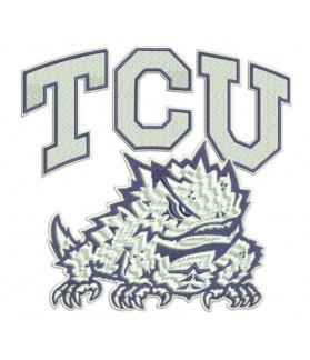 TCU Horned Frogs Football Embroidered Patch
