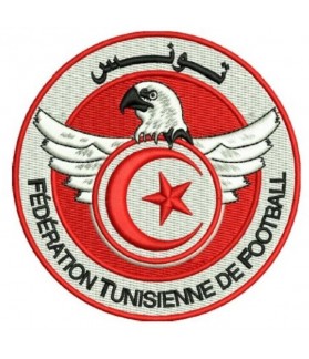 Tunisia National Football Parche bordado