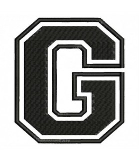 Embroidered Patch LETTER G