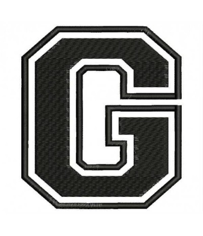 Embroidered Patch LETTER G