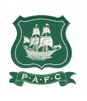 Plymouth Argyle Football Embroidered Patch