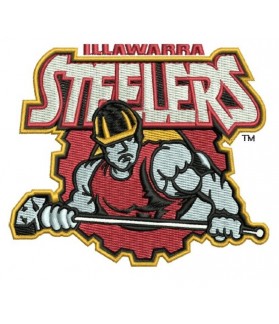 Illawarra Steelers Rugby Football Embroidered Patch