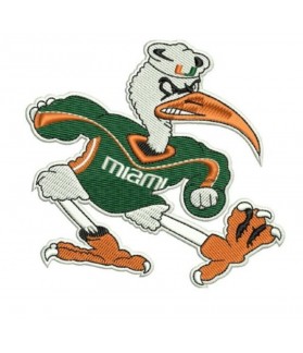 Miami Hurricanes Football Embroidered Patch
