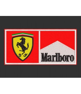 Parche bordado MARLBORO FERRARI