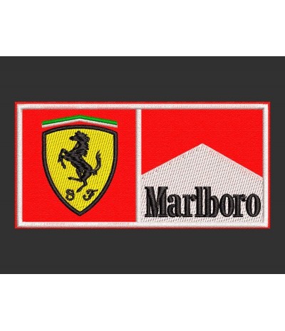 Patch brodé MARLBORO FERRARI
