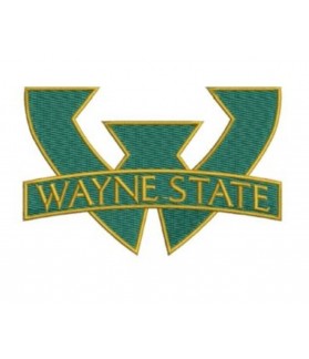 Wayne State Warriors Football Embroidered Patch