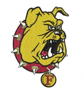 Ferris State Bulldogs Football Embroidered Patch