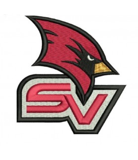 Saginaw Valley State Cardinals Football Embroidered Patch