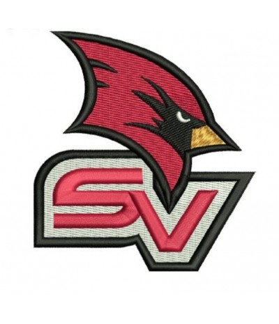 Saginaw Valley State Cardinals Football PATCH BRODE