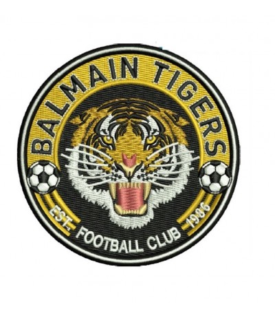 Balmain Tigers Rugby FOOTBALL PATCH BORDADO