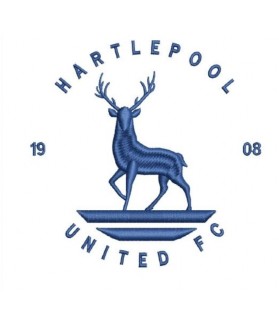 Hartlepool United Football Embroidered Patch