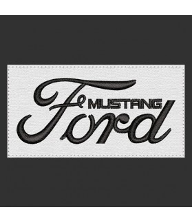 Embroidered Patch FORD MUSTANG
