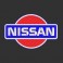 Embroidered patch NISSAN