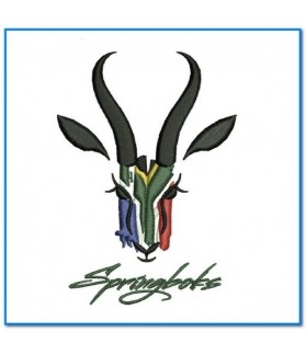 Springboks Rugby Football Parche bordado