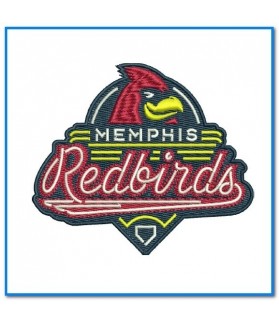Memphis Redbirds Baseball Football PATCH BORDADO
