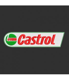 Embroidered patch CASTROL XXL