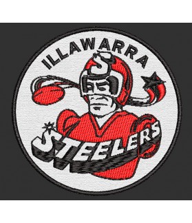Illawarra Steelers Rugby Football Embroidered Patch