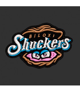 Biloxi Shuckers Iron patch