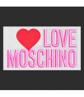 Iron patch LOVE MOSCHINO