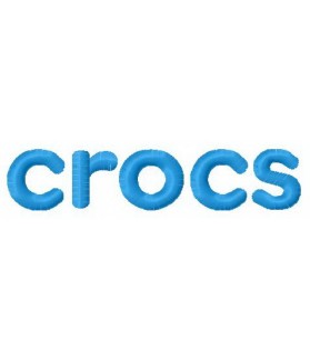 CROCS Embroidered Patch