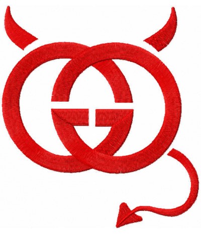 Iron patch GUCCI devil