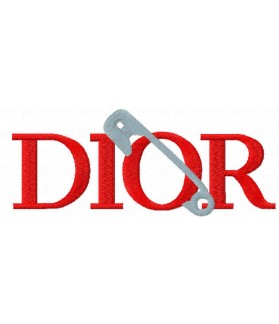 CHRISTIAN DIOR Parche bordado