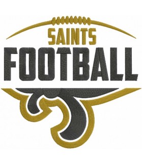 Iron patch Saints football