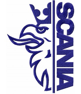 Embroidered Patch TRUCK SCANIA
