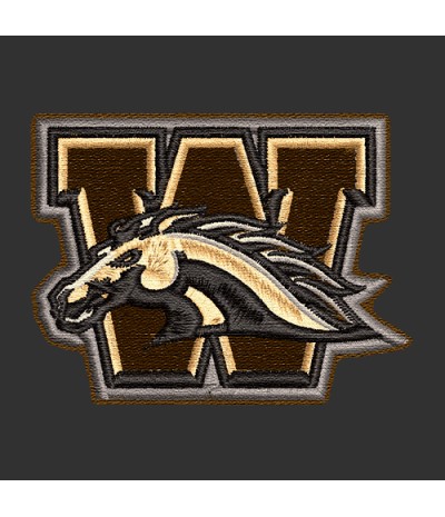Western Michigan Broncos Football ZONA RICAMATA