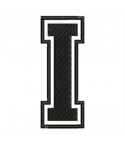 Embroidered Patch LETTER H