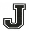 Embroidered Patch LETTER J