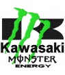 TOPPA RICAMATA MONSTER KAWASAKI