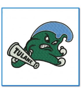 Tulane Green Wave Football Parche bordado