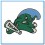 Tulane Green Wave Football GESTICKTER PATCH