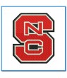 North Carolina State University Athletic Parche bordado