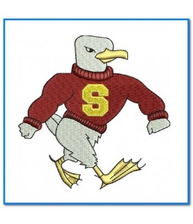 Salisbury University Seagulls IRON PATCH