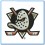 Embroidered iron patch Anaheim Ducks
