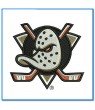 Embroidered iron patch Anaheim Ducks
